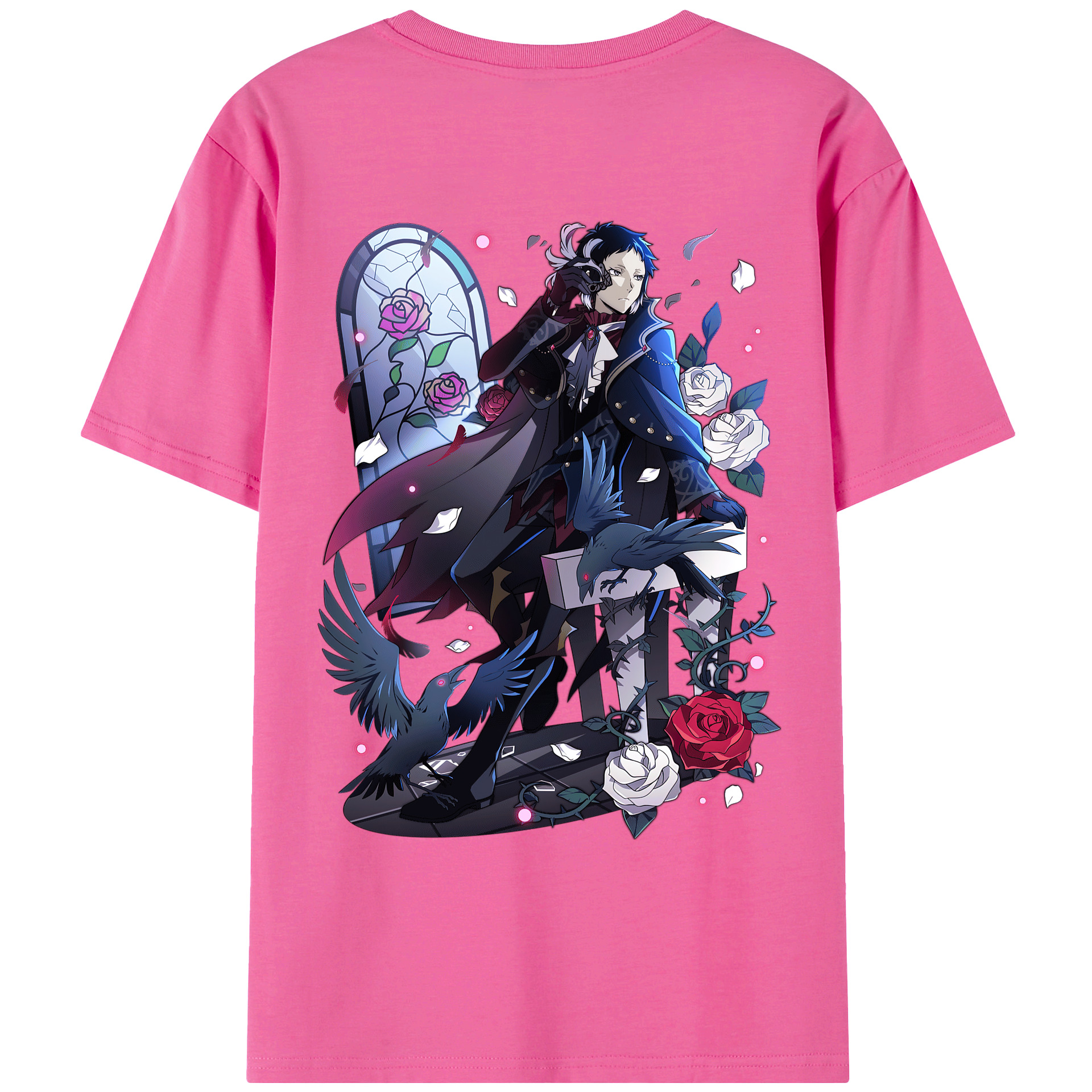 （画像用） 文豪ストレイドッグス Bungo Stray Dogs レディース半袖Tシャツ(バックプリント)